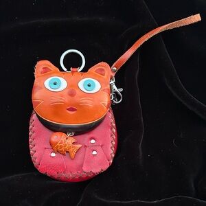 OWL WALLET top-grain cowhide leather,